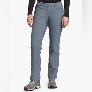 NEW Eddie Bauer Graphite Fleece Lined Rainier Pant - Size 8